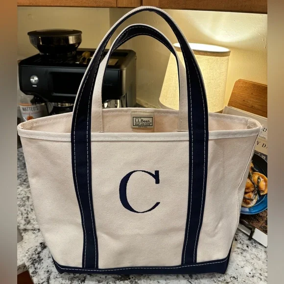 SOPH ×LL BEAN Solid Boat and Tote M NAVY Boat and Tote®, Zip-Top